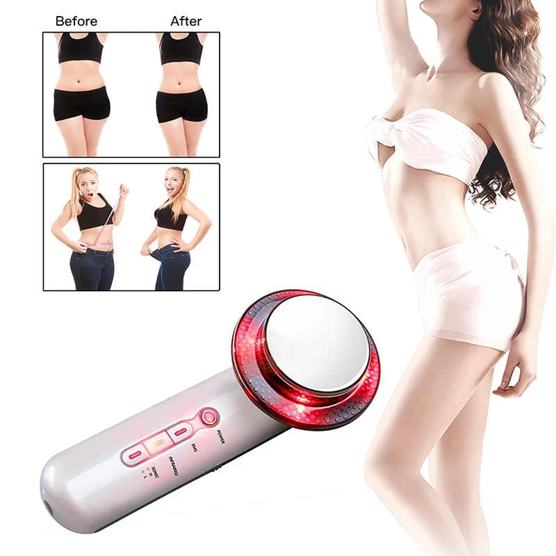 Slimming Body Massager 3 In 1 Ems Ultrasonic Slimming Device Weight Loss Anti Cellulite Fat Cavitation Face Burner Beauty