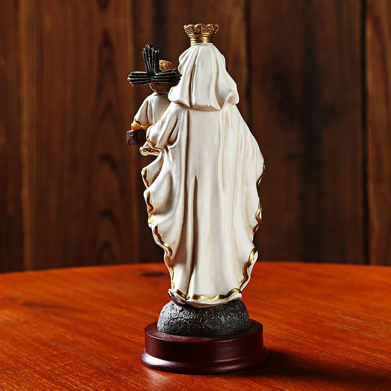 Virgin Mary Religious Ornaments Resin Crafts Home statue decoration Virgen del Carmen