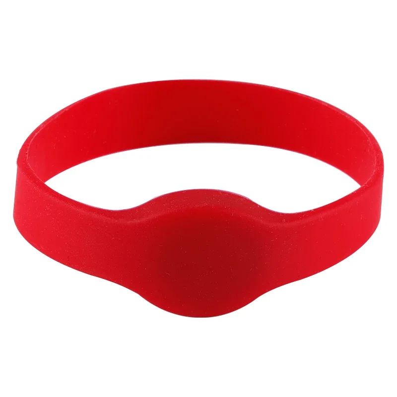 5PCS Access Control Tag 13.56Mhz Read-Only Time Attendance 1K S50 NFC Smart Chip IC Card Bracelet Keychain RFID Wristband