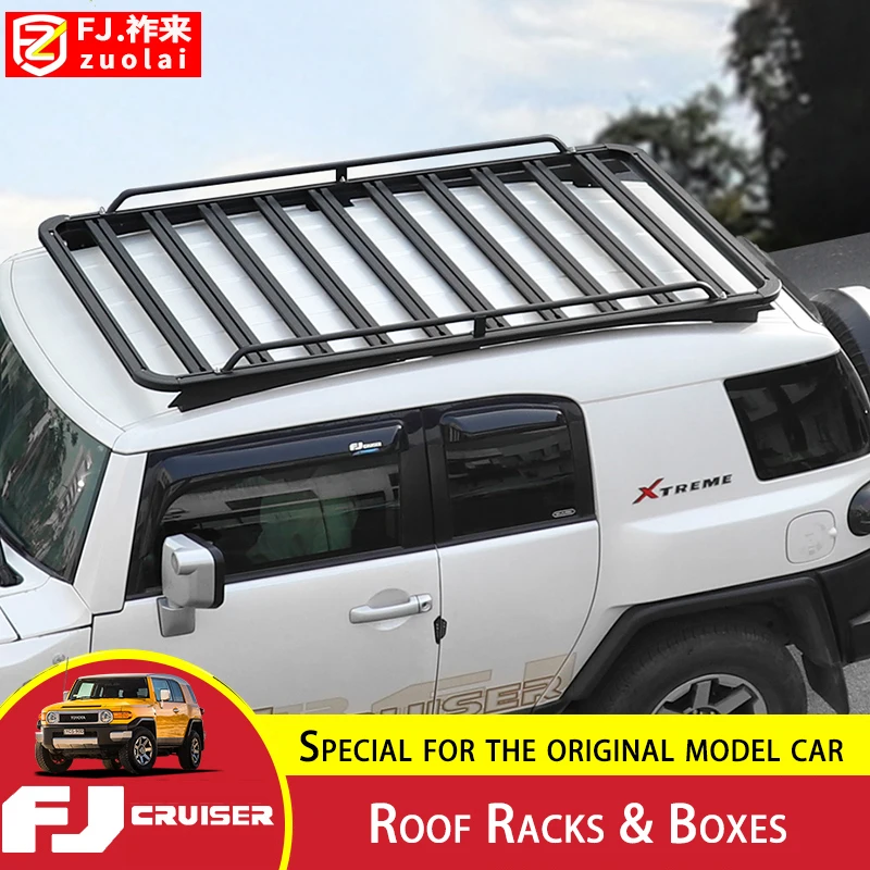 

For Toyota FJ Cruiser Roof Racks & Boxes Aluminum Magnesium Alloy Cruise Luggage Rack Expansion Platform Off-Road Modification