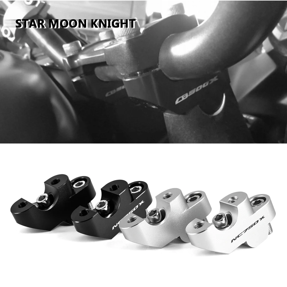 

For Honda NC 750 X NC750X 2016 - 2021 Motorcycle Riser Lifting Handlebar Clamp Handlebar Riser CB500X CB500F CB300F CB400F