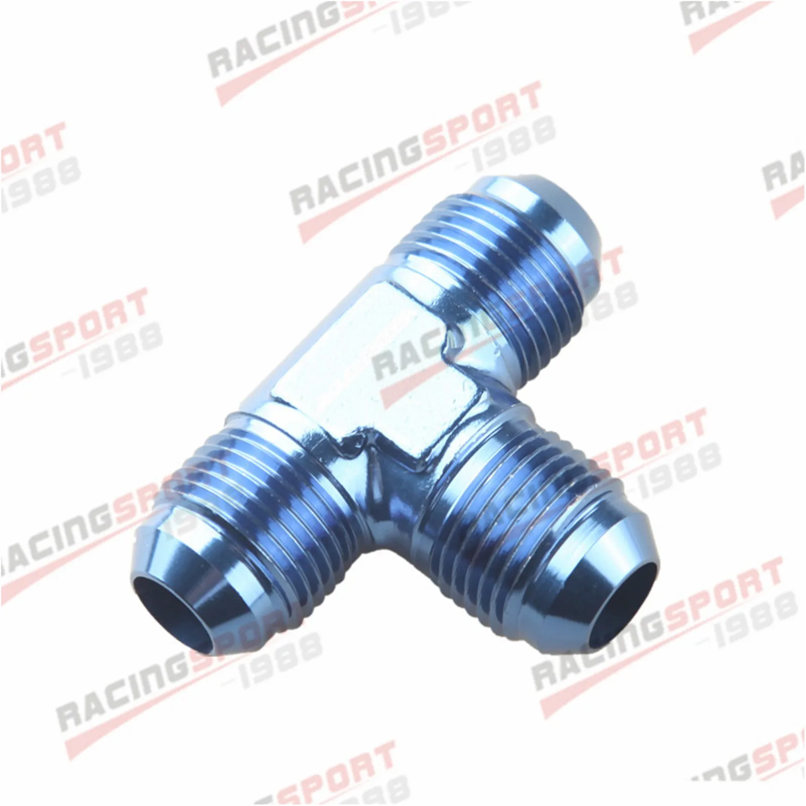 EINE-12 AN12 12AN Männlichen Flare Union T T-stück Fitting Adapter Aluminium Schwarz/BLAU