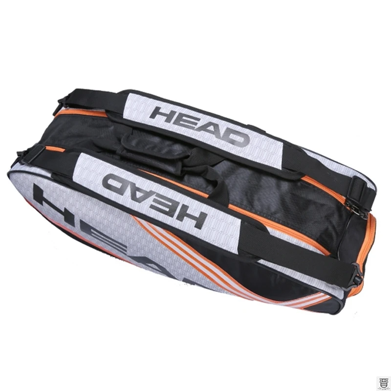 Men Women HEAD Tennis Racket Bag Single Shoulder Bags Large Capacity 6-9 Badminton Rackets Backpack Squash Tenis Racquet Handbag