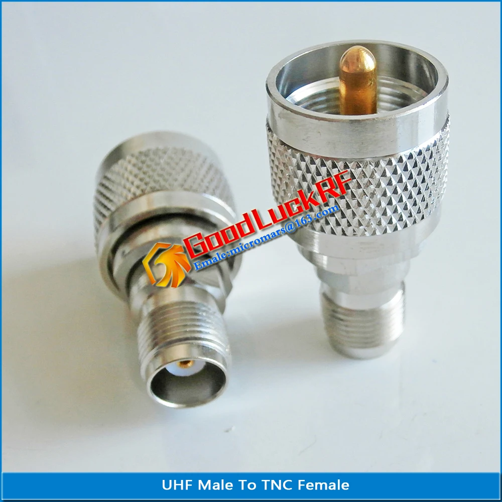 High-quality PL259 SO239 UHF To TNC Connector Coax Socket Plug UHF - TNC Brass Straight RF Coaxial Adapters