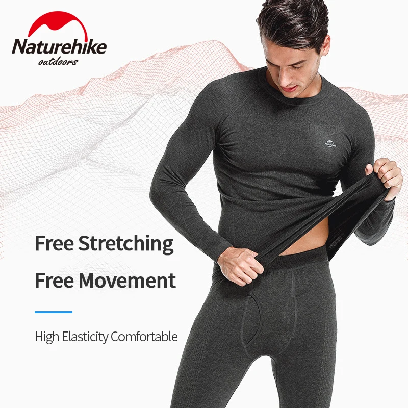 Naturehike Warm HeatMax Underwear Man and Woman Self-heating Fitness Winter  Ski Sport Function Office Work Thermal Underwear