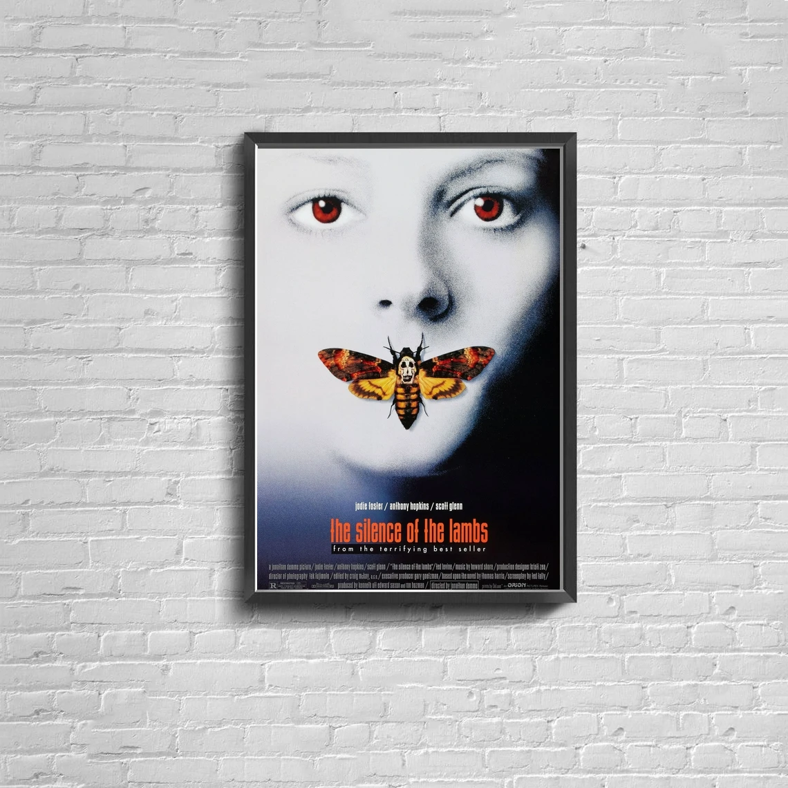 The Silence of the Lambs (1991) Movie Poster Canvas Print Home Wall Painting Decoration (No Frame)