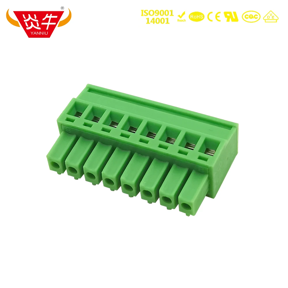 10Pcs 3.5mm 15EDGKB KF2EDGKB EC350RL 3.5 2P ~12P PCB PLUG-IN TERMINAL BlOCKS MCVW 1,5/ 4-ST-3,5 PHOENIX CONTACT DEGSON YANNIU