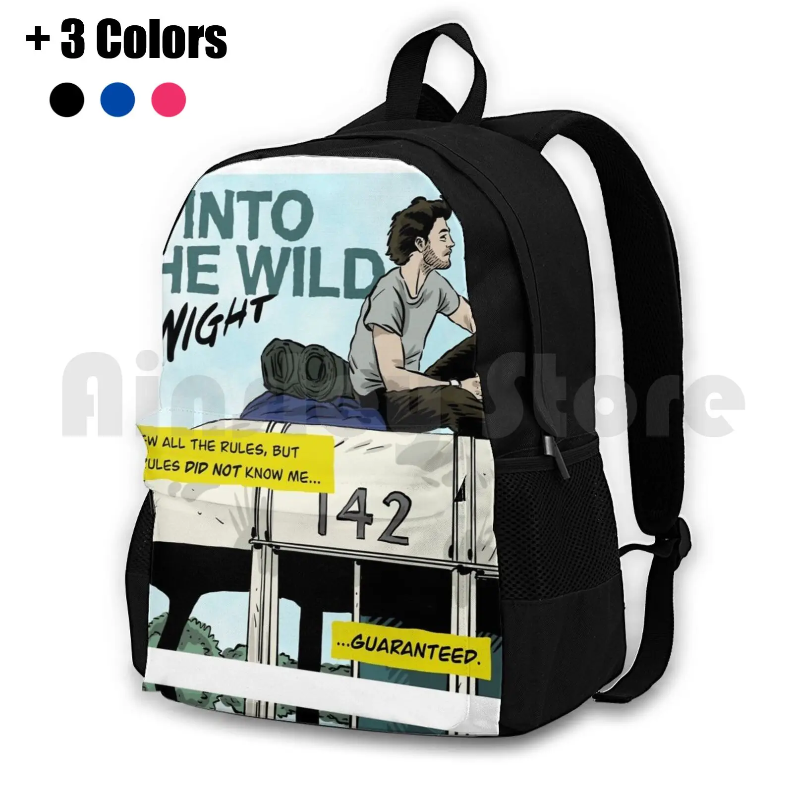 Into The Wild Outdoor Hiking Backpack Waterproof Camping Travel Into The Wild Guaranteed Sean Penn Alexander Supertramp Magic