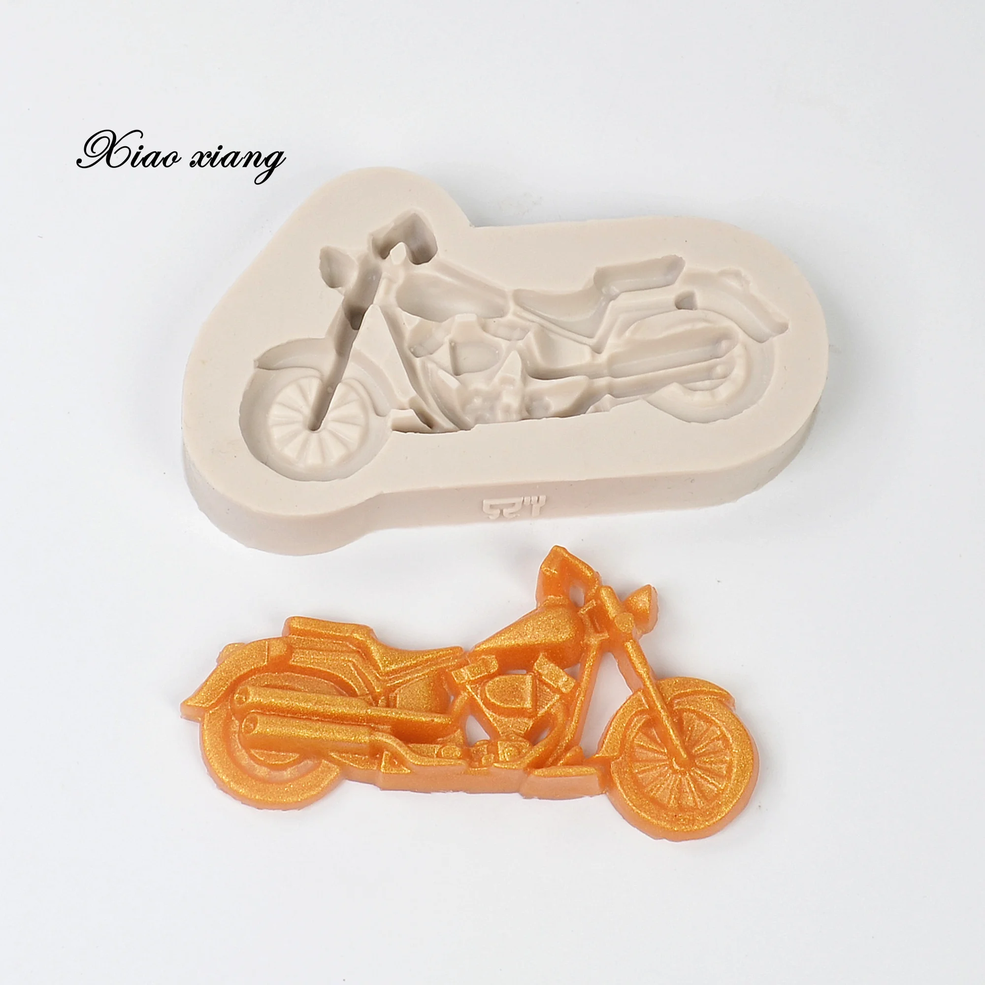 Motorcycle Silicone Mold Fondant Cake Decorating Tools Sugarcraft Chocolate Cakes Moulds Gum Cupcake Molds Bakeware M1980