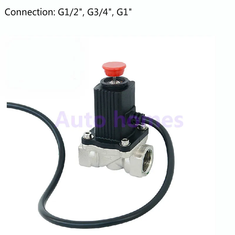 

For Alarming Leak Gas Pipeline LPG Natural Gas Emergency Shut Off Solenoid Valve DC9V-12V For Home Security Alarm System