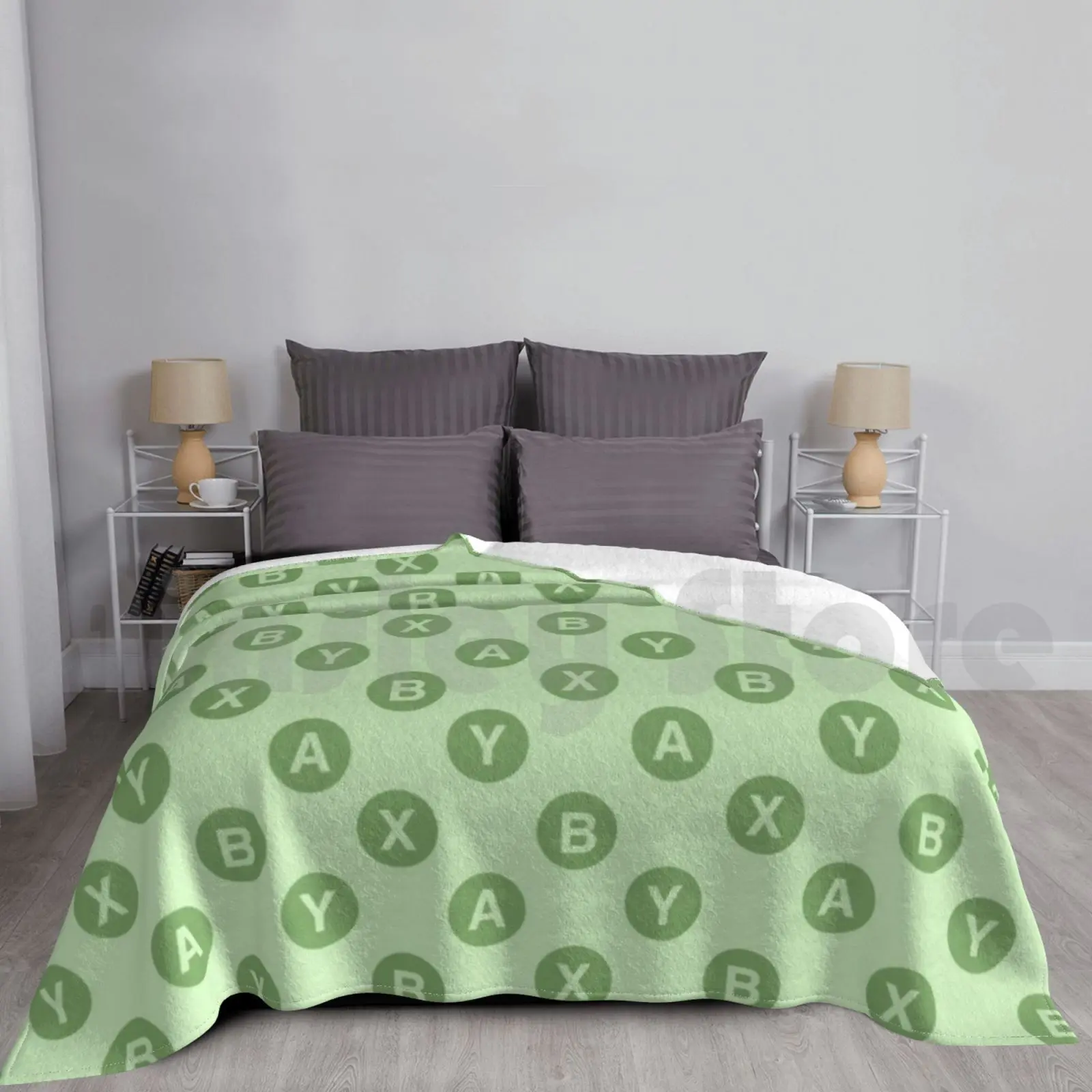 Blanket For Sofa Bed Travel Game Gaming One Fan Gamer Elite Elite Pattern