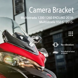 Motorcycle Driving Recorder BikeGP Recorder Holder For GoPro Camera Bracket CamRack For DUCATI Multistrada 950 S 1200 1260