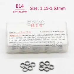 B14 1.15-1.63mm High Accuracy Adjusting Shims B14 Diesel Injector Washer Repair Kits for BOSCH Sprayer Nozzle Gaskets