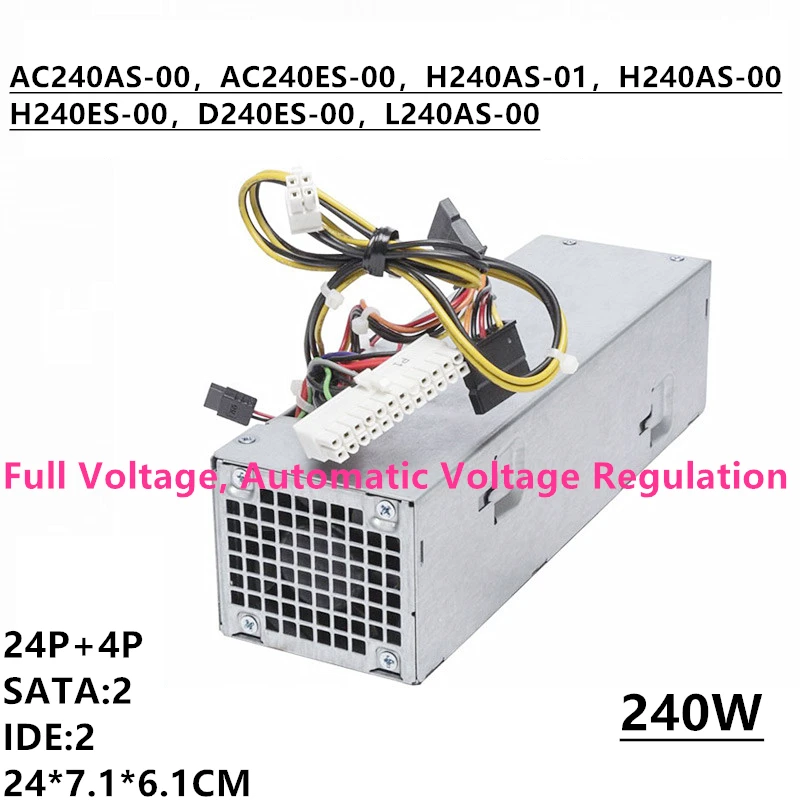 New Original PSU For Dell 390 790 990 3010 7010 9010 240W Power Supply 3WN11 L240AS-00 H240AS-00 H240AS-01 AC240AS-01 H240ES-00