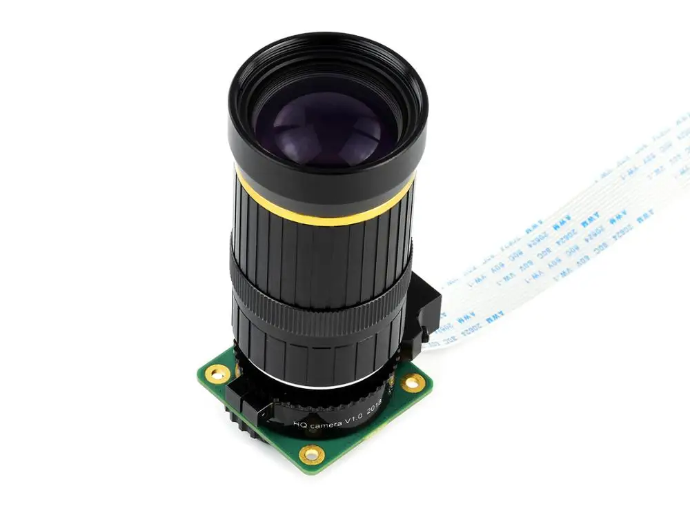 

Quality Industrial Zoom Lens, 8-50mm Adjustable Focal Length, Adjustable Angle Of View, C-Mount, Compatible With Raspberry Pi Hi