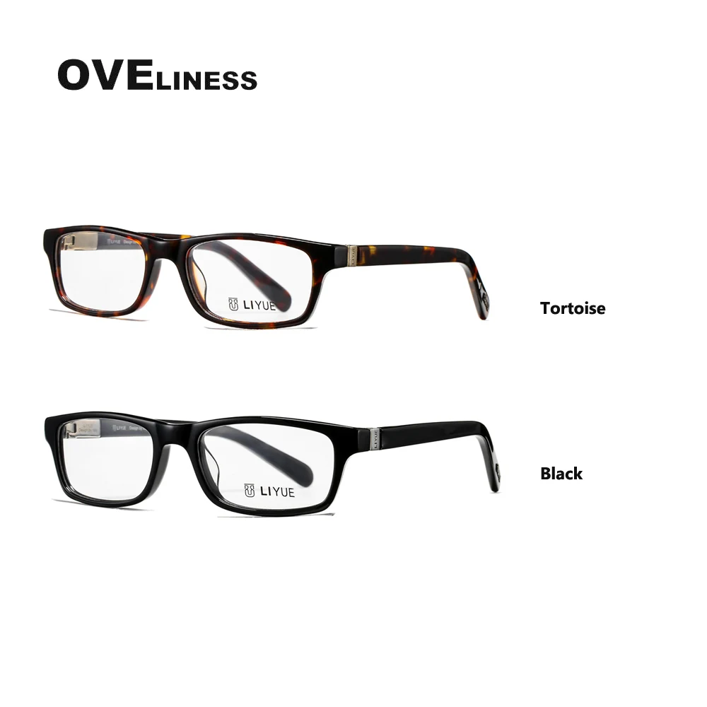 2021 Fashion eyeglasses frames Acetate eye glasses frame men women Optical Myopia Prescription Clear glasses Spectacles eyewear