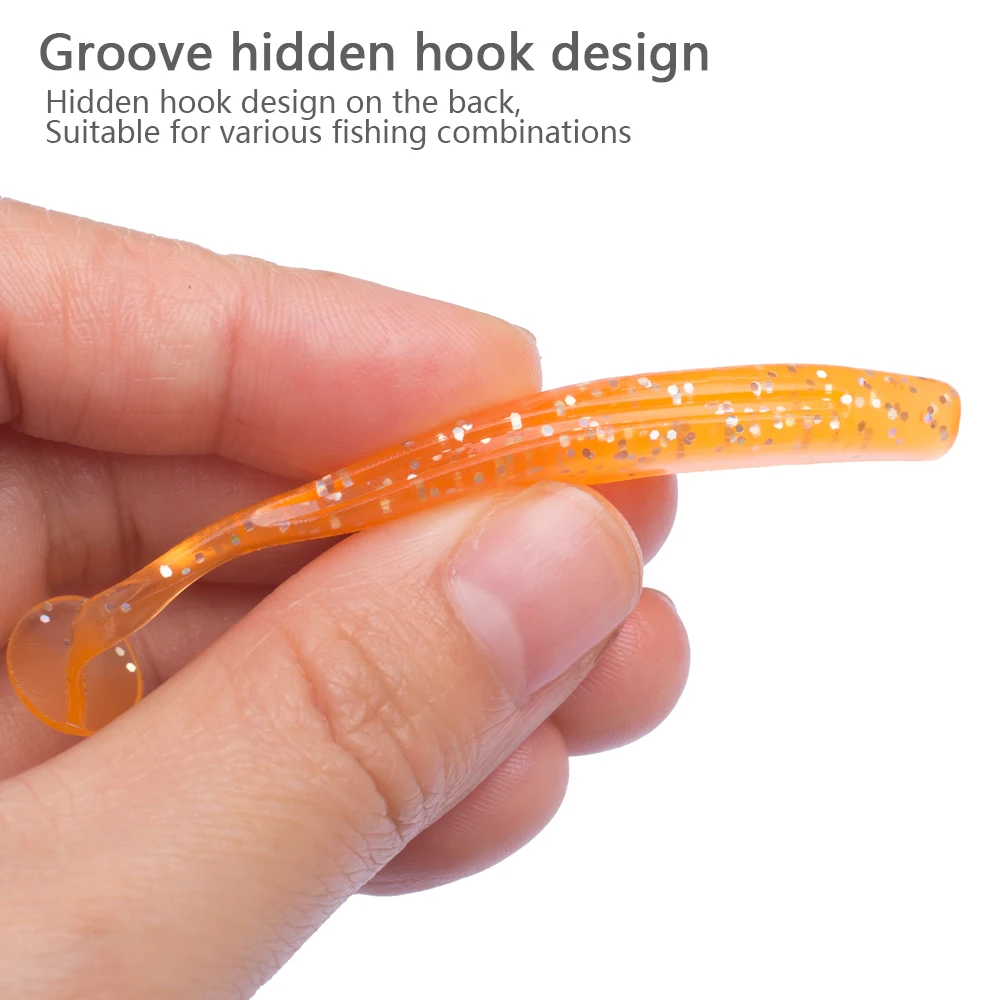 Hanlin Wobblers – Señuelos Blandos de Silicona para Carpa, Shad y Lubina - imagen 4