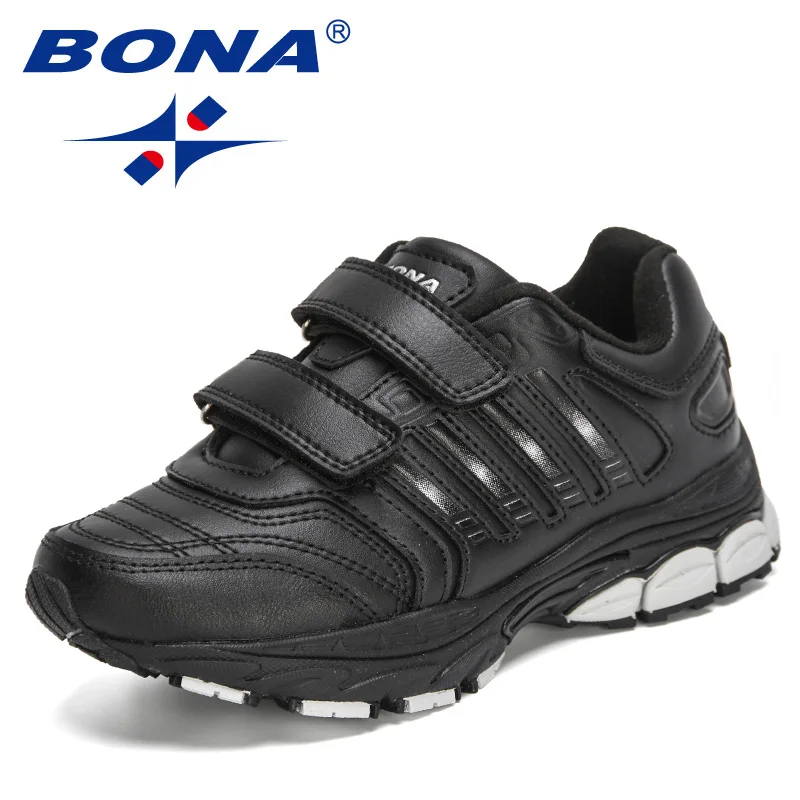 BONA 2023 Children Shoes Spring Autumn New Fashion Breathable Kids Boys   Girls Anti-Slippery Sneakers Baby