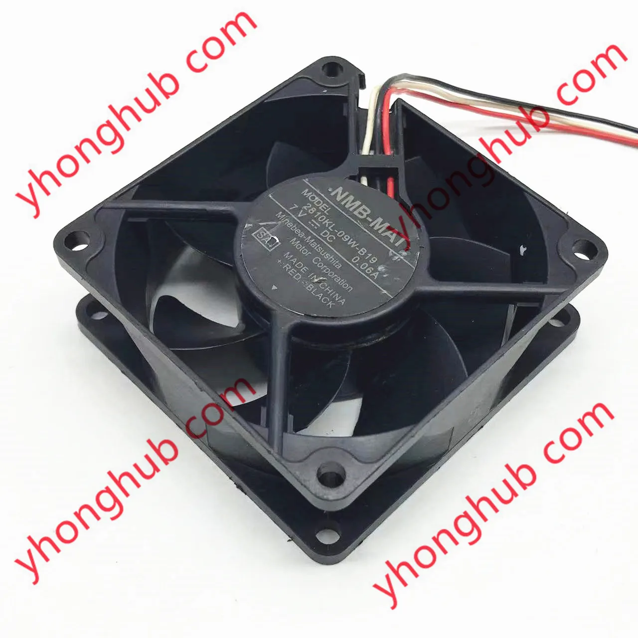 

NMB-MAT 2810KL-09W-B19 SA4 SA5 DC 7V 0.06A 70x70x25mm Server Cooling Fan