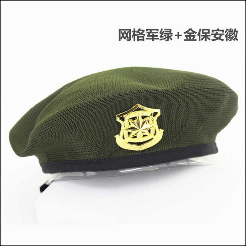 Unisex Army Green Berets Sailor Dance Performance Cosplay Hats Star Emblem Breathable Sailors Hat Walk Travel Navy Military Caps