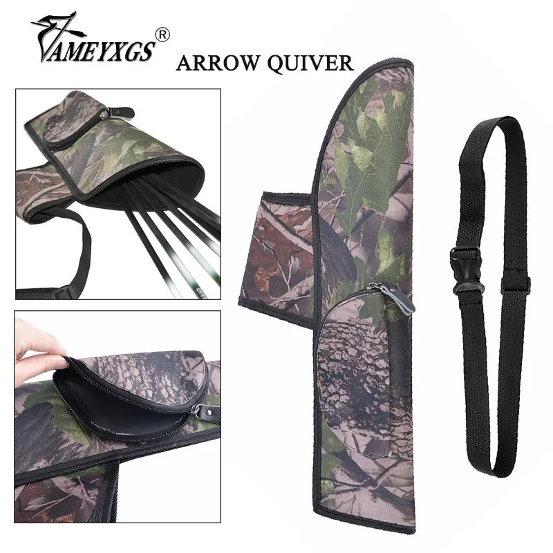 

High Capacity Archery Arrow Quiver Left Right Hand Portable Waterproof Waist Hanging Quiver for Bow Arrow Hunting Accessories