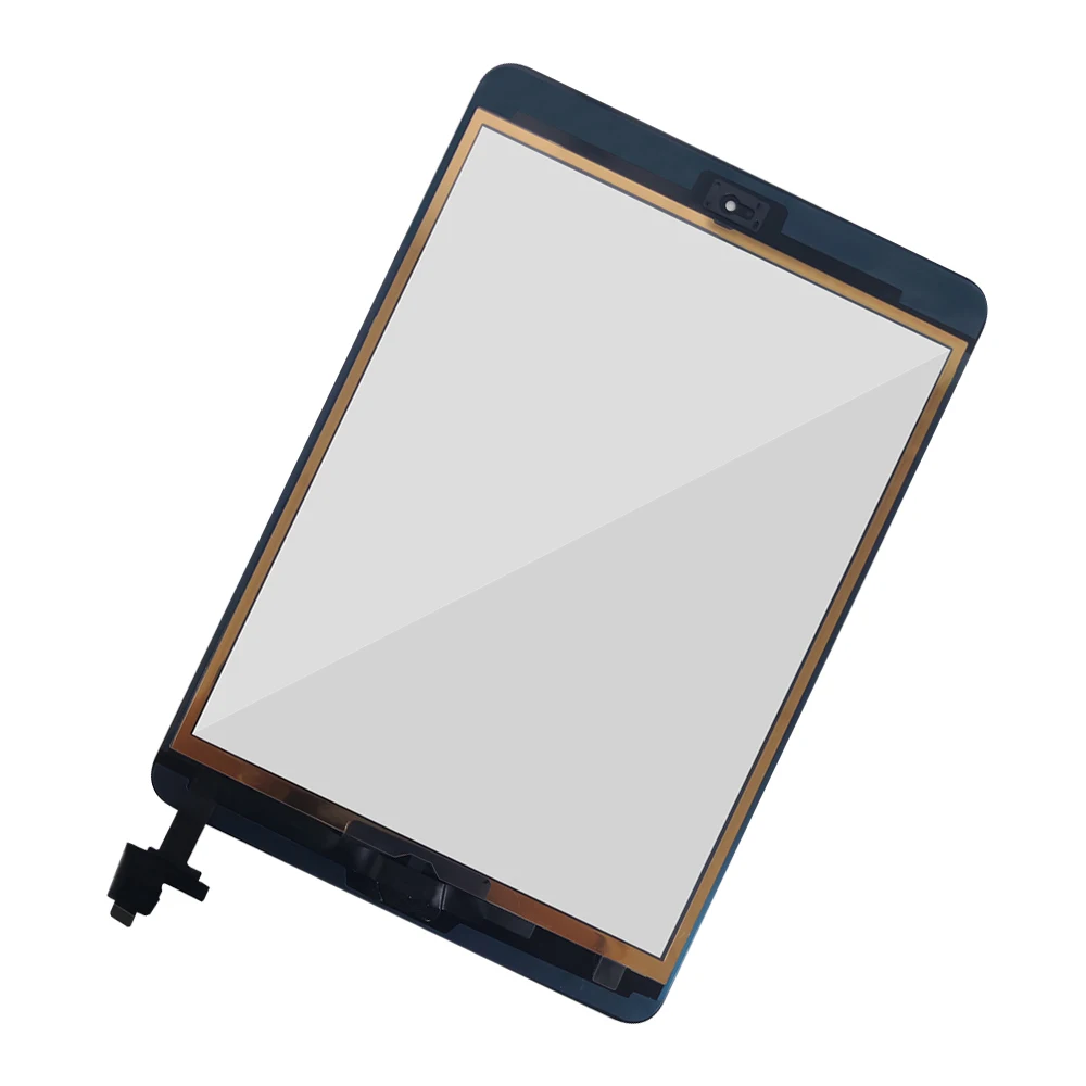 NEW For iPad Mini 1 Mini 2 A1432 A1454 A1455 A1489 A1490 A1491 Touch Screen Digitizer + IC Chip Connector Flex TouchScreen Panel