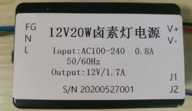 

Microscope Halogen Lamp Dimming Power Supply SRX20S-12-001 Series Product Replacement