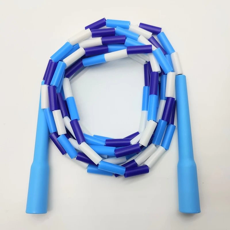 STRAIGHT HARD BEAD BEADED JUMP SKIPPING ROPE COLORFUL SKILL FREESTYLE FITNESS CROSSFIT