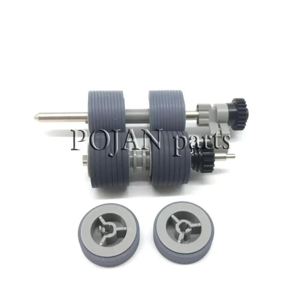 1 set X PA03575-K011 PA03575-K012 PA03575-K013 Rullo di prelievo Rullo di freno Separatore Rullo di gomma per pneumatici per Fujits fi-6400 fi-6800