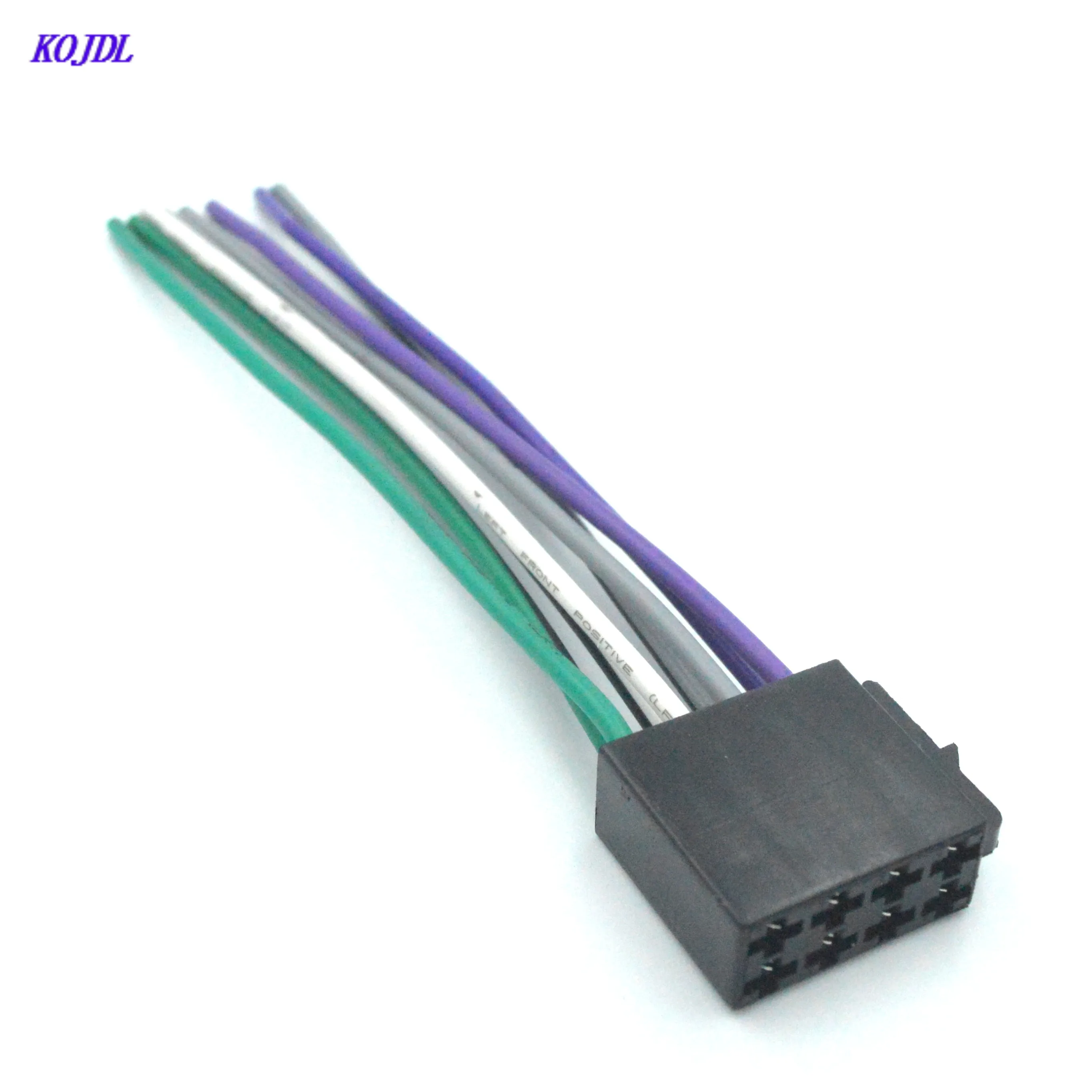 1Pair Auto Universal ISO Wiring Harness Female Car Radio CD Player Adaptor Connector Wire Plug Kit MP5 Player Cable Suit KOJDL