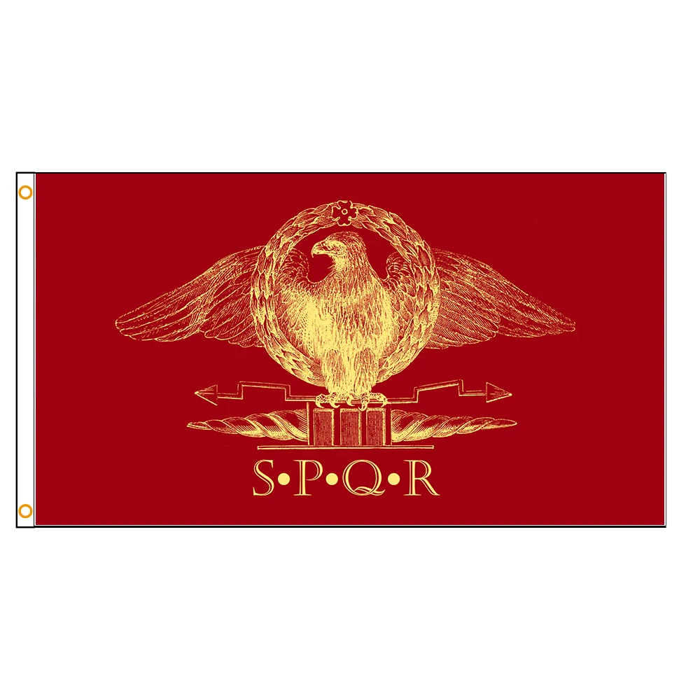 90x150cm Roman Empire Senate People Of Rome Eagle SPQR Flag