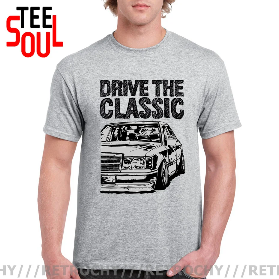 For Man New T Shirt S-6XL Drive The Classic Car W124 W201 t shirt Tops design 2021 New Arrival Fashionable T shirt Newest Summer