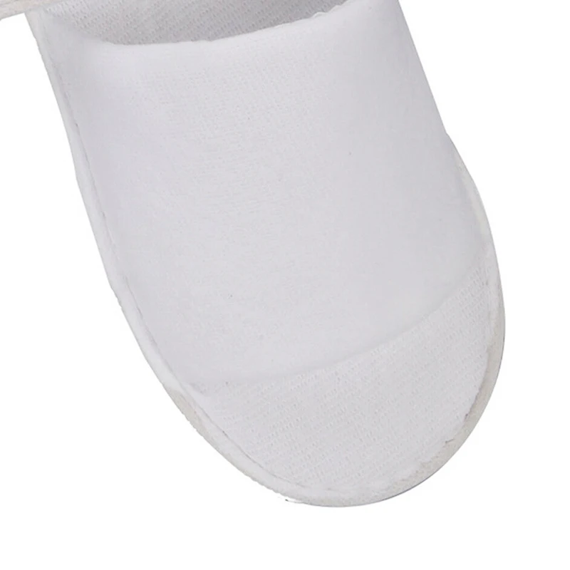 Disposable Slippers Solid Color Shoes Non-slip for Hotel Adult Indoor Unisex Flip Flop New