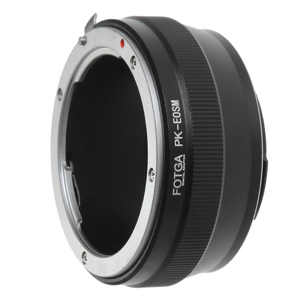 FOTGA Adapter Ring für Canon EF-M Kamera Pentax PK K Mount Objektiv M2 M3 M6 M10 M50 M100