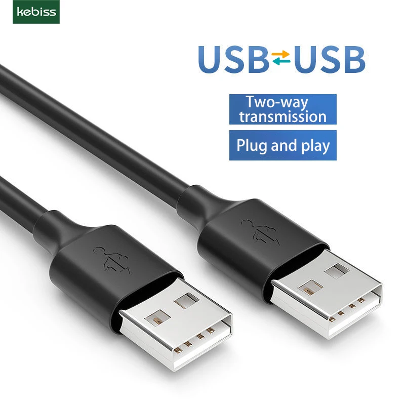 USB 2.0 Extension Cable Male to Male USB Extender Silica Gel For Radiator Hard Disk Webcom Camera USB Data Transfer Cable Extens