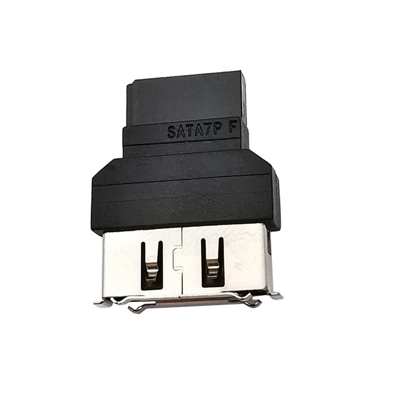 E-SATA 남성 어댑터 eSATA 커넥터 ESATA 혁명 SATA 여성 어댑터에 1pcs SATA 7Pin 여성