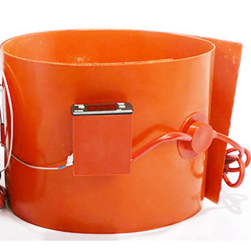 Imagem -02 - Correia Aquecedora de Silicone Correia de Aquecimento de Borracha para Tambor 200l 150l 100l 30l 20l 800w 1000w 1200w 1500w 2000w 3000w