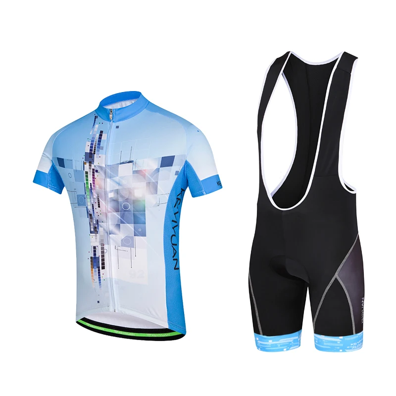 

KEYIYUAN Summer Bicycle Cycling Jersey Set Men Bike Cycle Clothing ​Suit Camisetas Ciclismo Mtb Manga Corta Tenue Cyclisme Homm