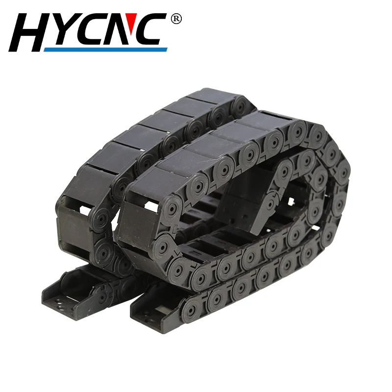 Brug Drag Ketting 10X10 10X15 10X20 15X20 18X18 L1m Kabel frame End Connector Transmissie Drag Chain Voor Co2 Lasersnijden