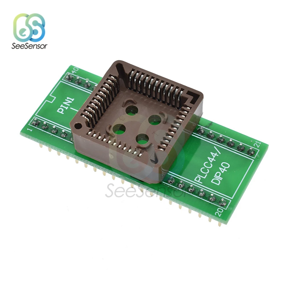 PLCC32 To DIP32 PLCC44 To DIP40 PLCC28 To DIP24 PLCC20 To DIP20 USB Universal Programmer IC Adapter Tester Socket untuk TL866CS