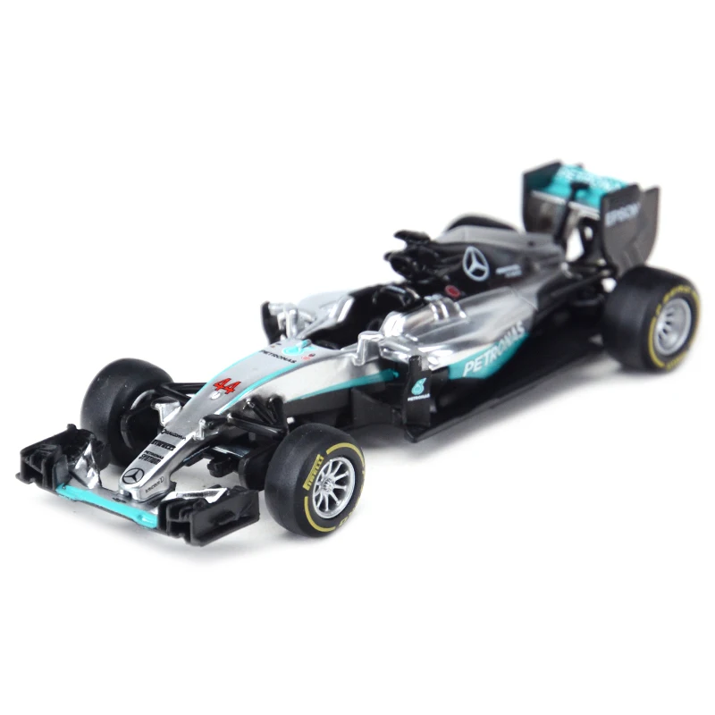 Bburago 1:43 2016 Mercedes AMG W07 Hybrid #6 #44 F1 Racing Formula Car Static Simulation Diecast Alloy Model Car