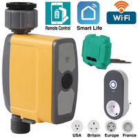 Wifi Tuya Automatic Smart Home Programmable Drip Garden Watering Irrigation Timer System Controller, Valve Programmer Valve