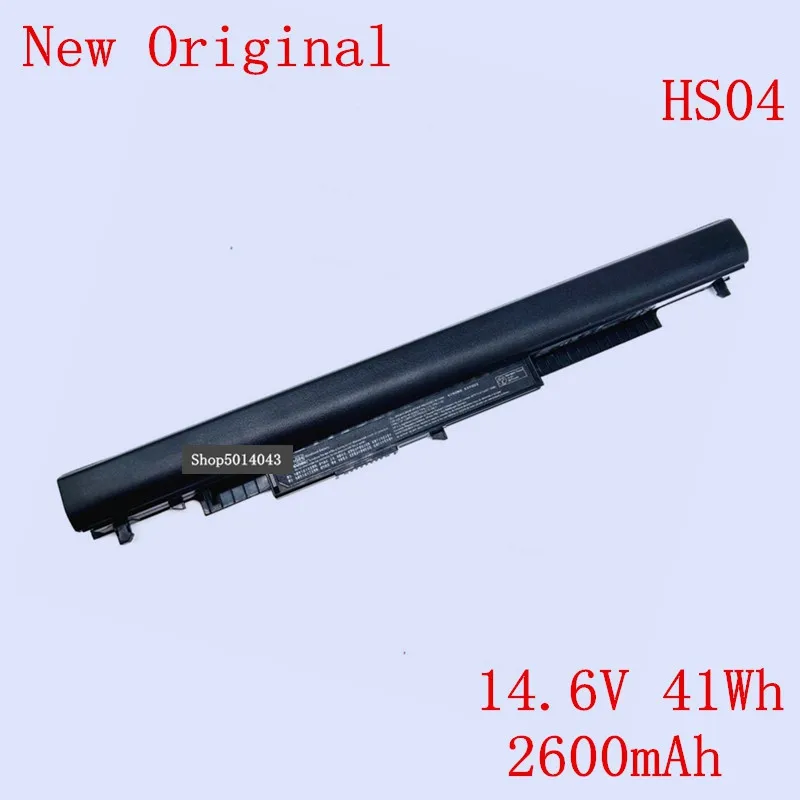 

New Original HS04 Laptop Li-ion Battery for HP 240 245 246 250 255 256 G4 G5 series HS03 HSTNN-LB6V 14.6V 41Wh 2670MAh 4 cells