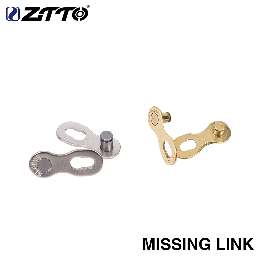 ZTTO-Bicycle Chain Master Link, 11 Speed, 10 Missing Link, 8S, 9S, Quick Link 10S, 11 S, Silver, Gold, Fit for MTB Road Bike