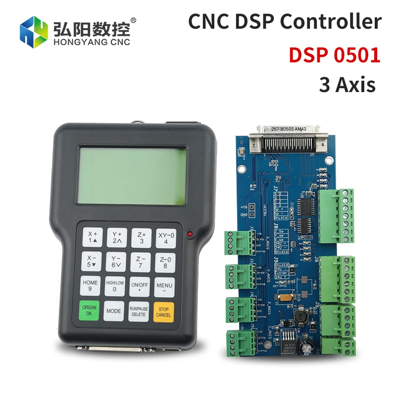 0501 DSP Controller 3 Achse 0501 System Für Cnc Router DSP0501 HYCNC 0501HDDC Griff Fern Englisch Version Manuelle NEWCARVE