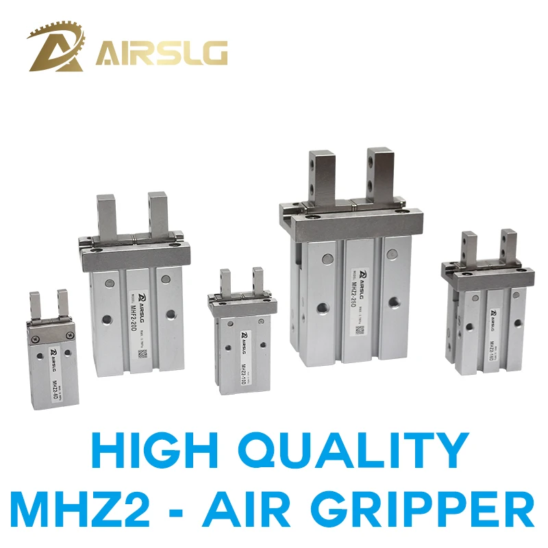 MHZ2 Pneumatischer Parallel-Fingergreifer 2-Backen-Luftklemme MHZ2-10S 16S 20S 25S 32S 40S MHZ2-10C Einfachwirkend Federrückstellung NC NO – Detail 9