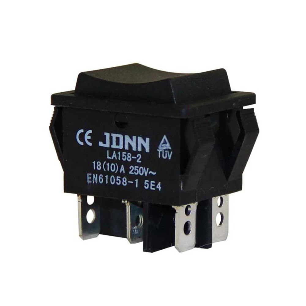 JDNN Waterproof Micro Electric Control Switch Assembly Double Reset Switch LA158-2 10A 250V