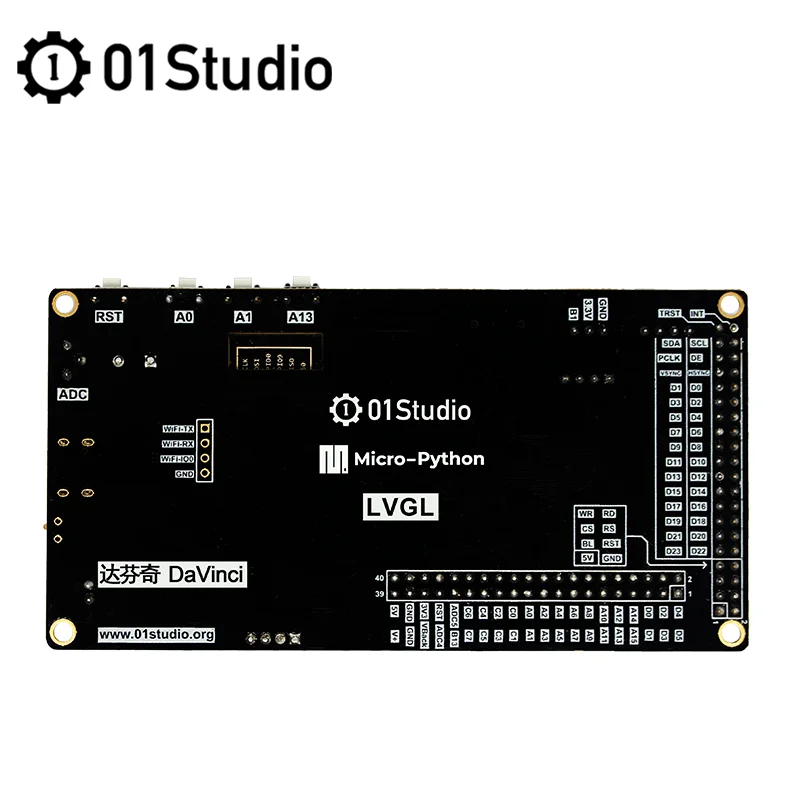 01Studio Davinci TKM32F499 Display Development Board Micropython Arm STM32 Mcu Compatiable Met 4.3 7 Inch Rgb Lcd