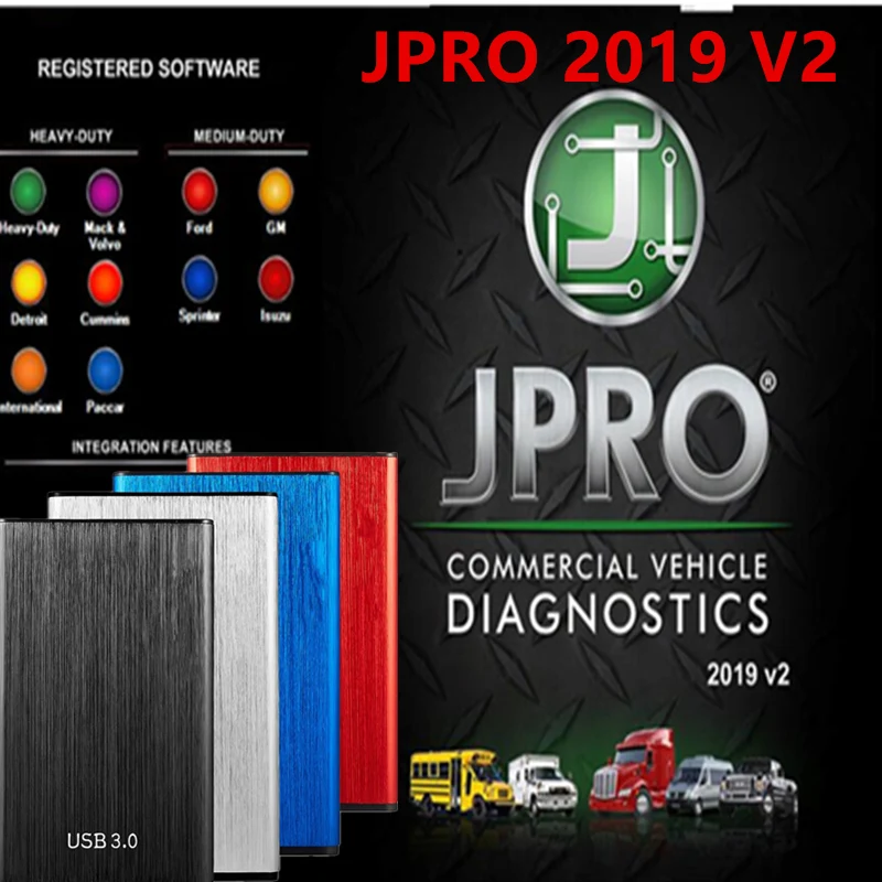 

2019 HOT SELL JPRO Commercial Fleet Diagnostics 2019 v2 + keygen + install video JPRO 2019 V2