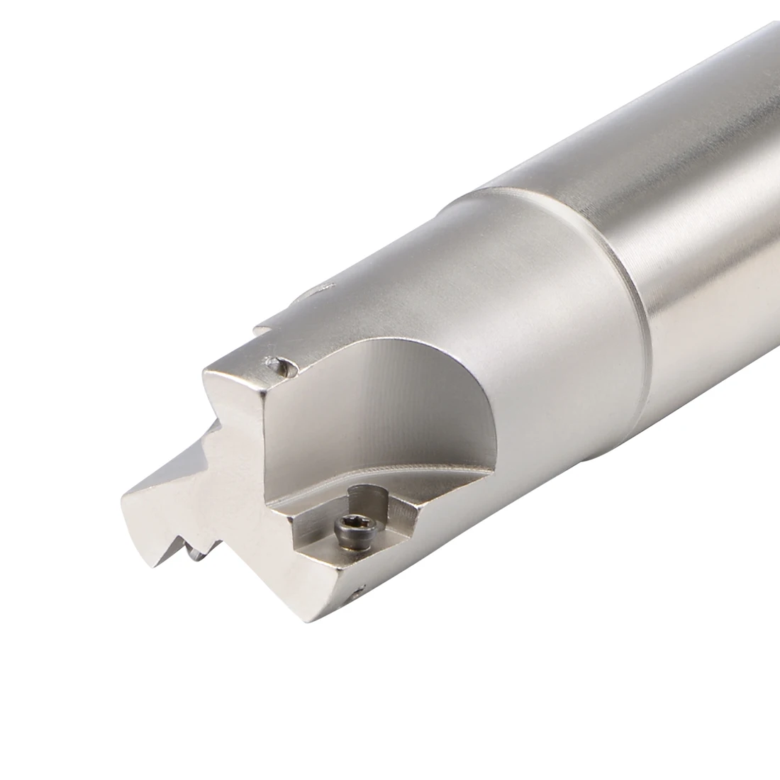 Uxcell 1" x 10" Indexable End Mills 3 Flute 90 Degree BAP300R R0.8 for APMT1135 Insert